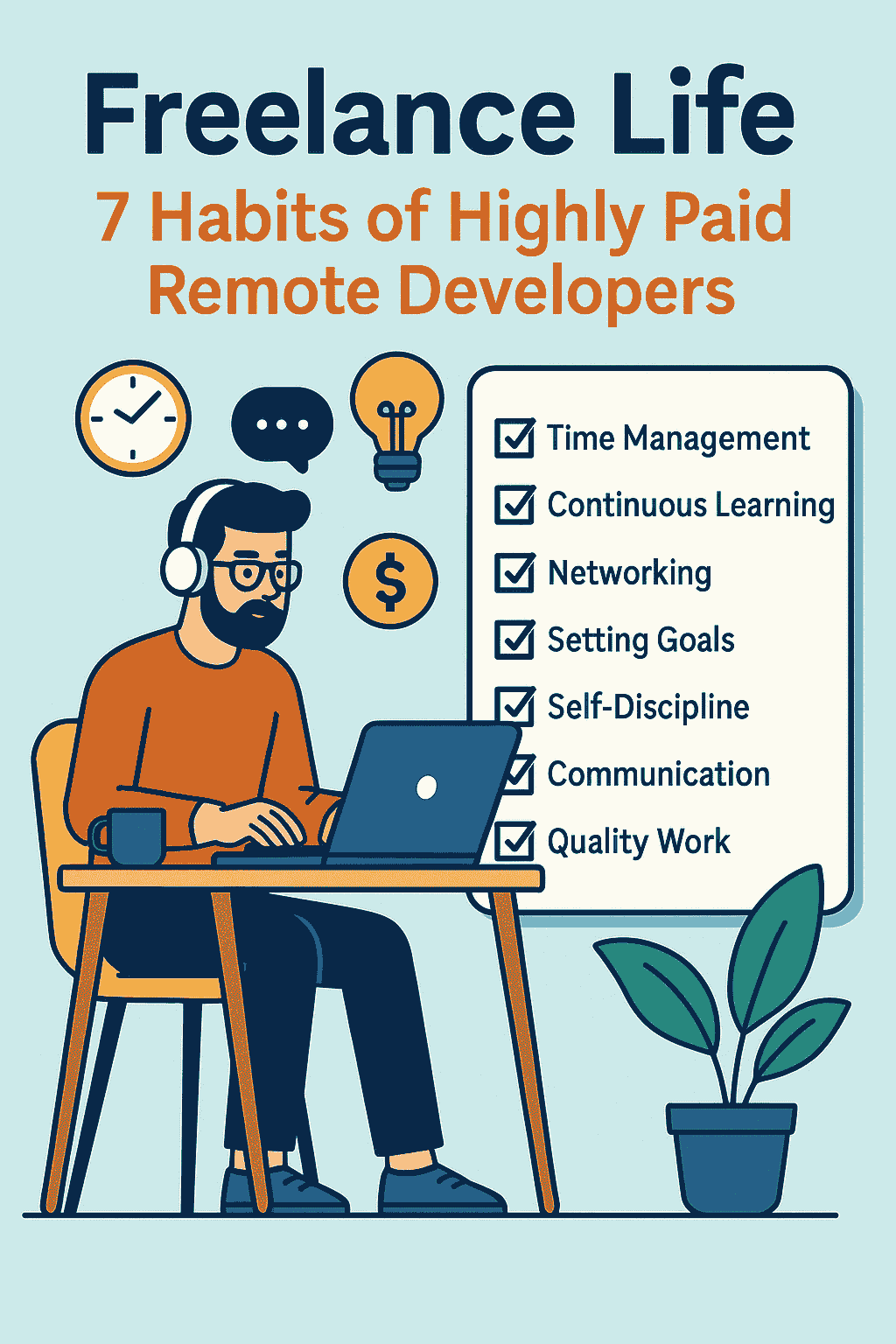 Freelance Life: 7 Habits of Highly Paid Remote Developers